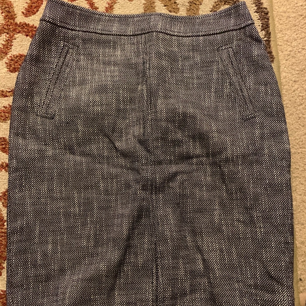 NWT Ann Taylor chambray pencil skirt size 2 - Picture 5 of 7